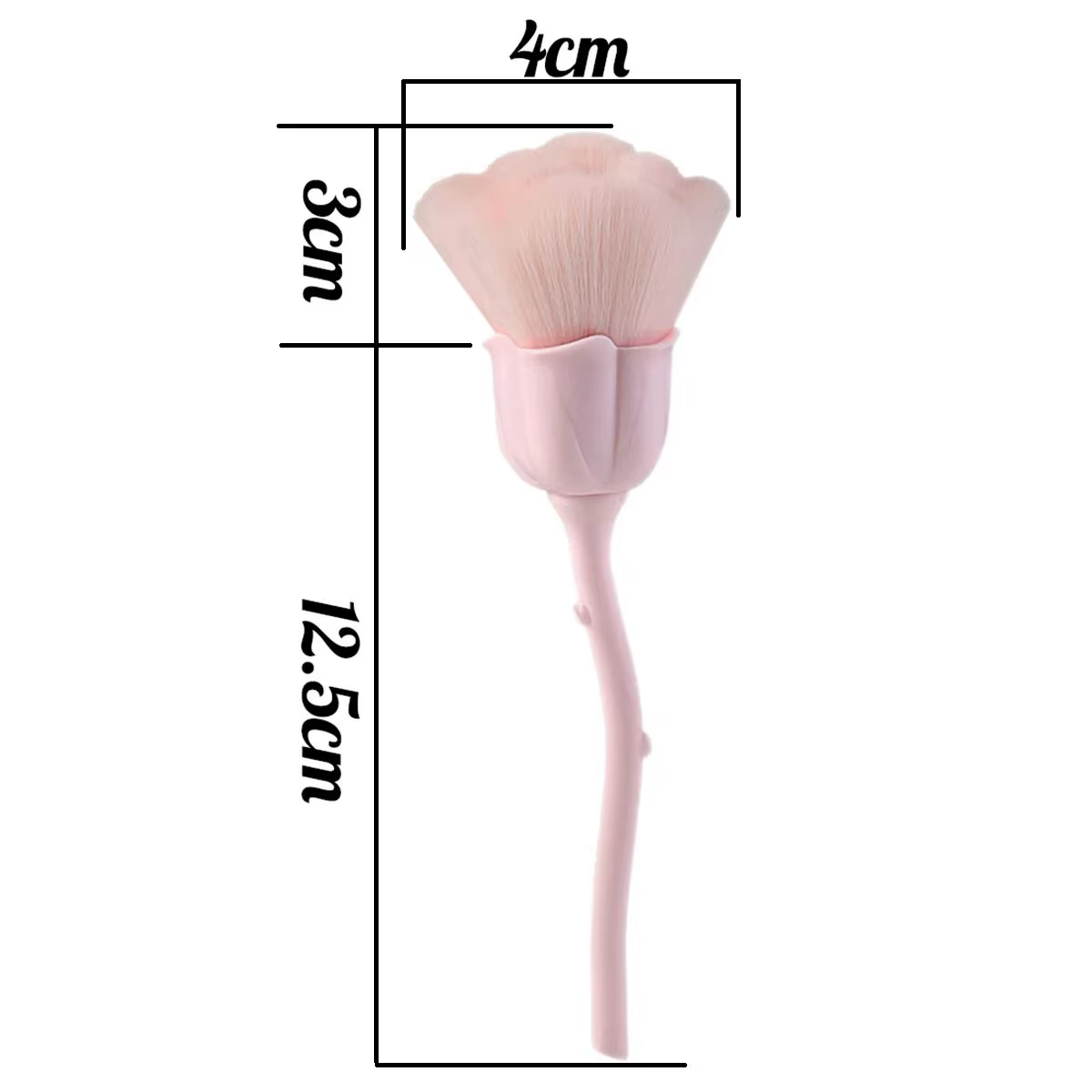 Brosse à ongles en forme de fleur pour manucure