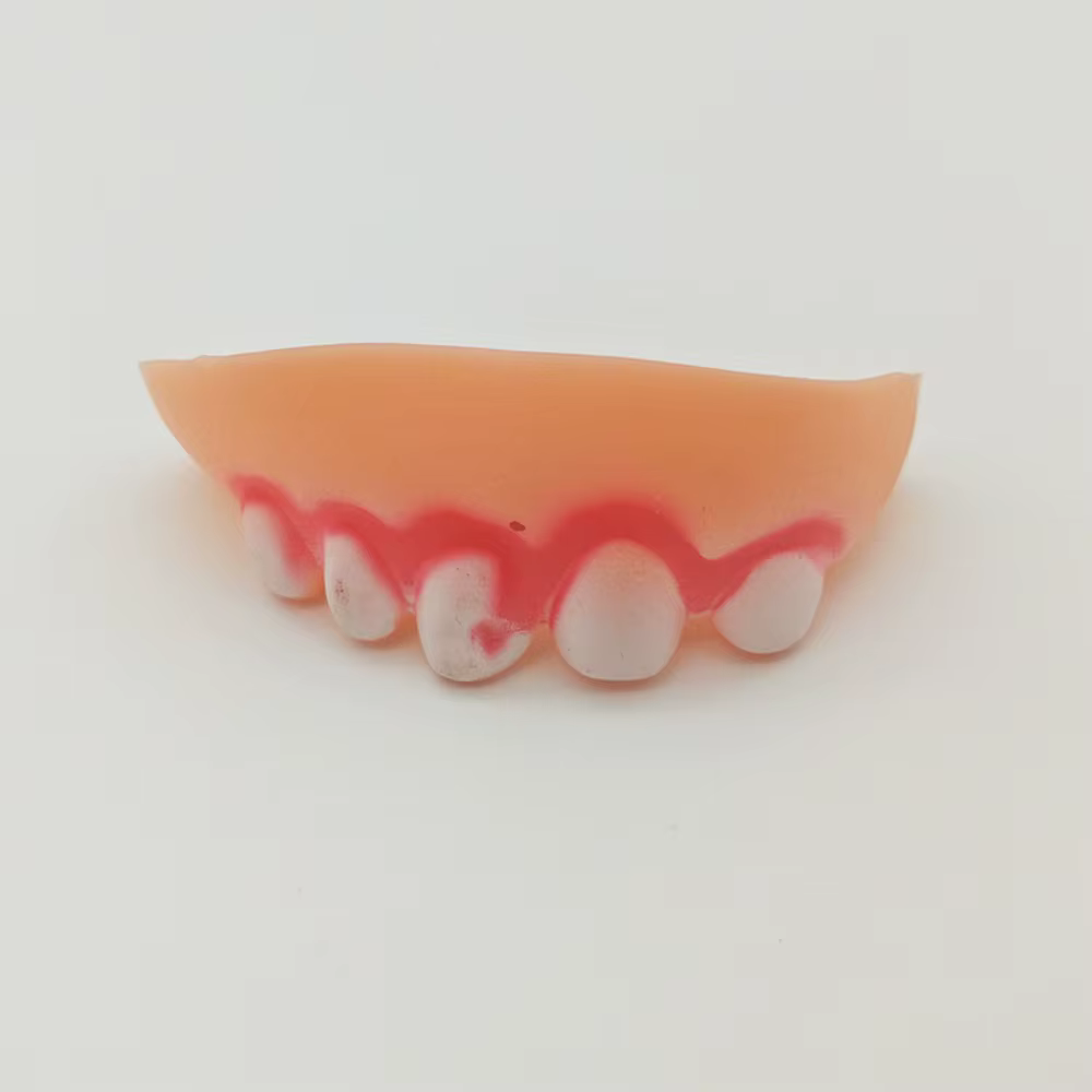 Prothèses dentaires amusantes, 10 styles, dents laides, jouet en caoutchouc, fausses dents, accessoire de décoration d'halloween