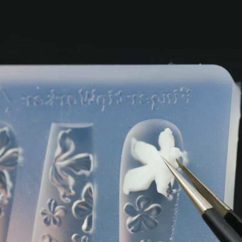 Moule à ongles en Silicone