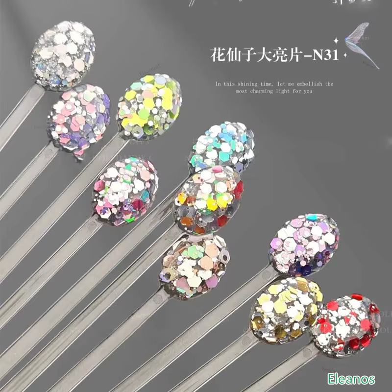 Brillant 24 pièces paillettes