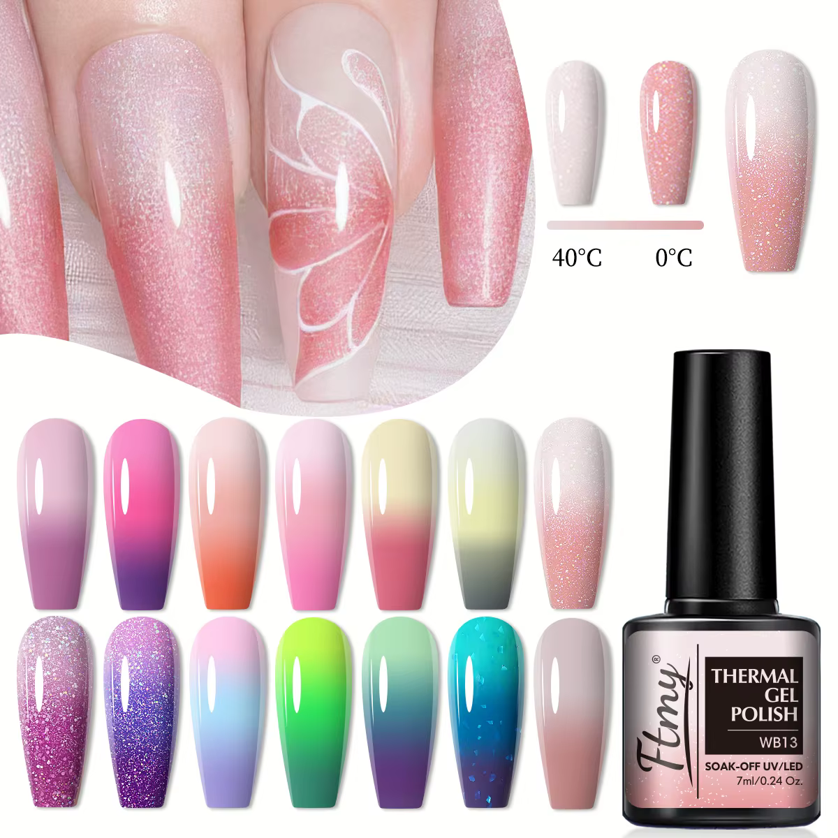 Vernis à ongles Gel à couleur changeante