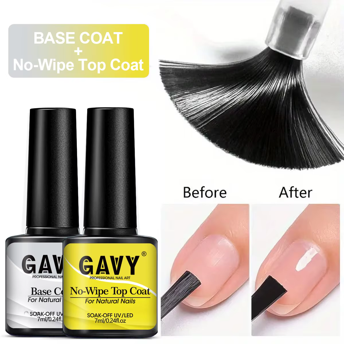 Ensemble de vernis à ongles gel longue durée