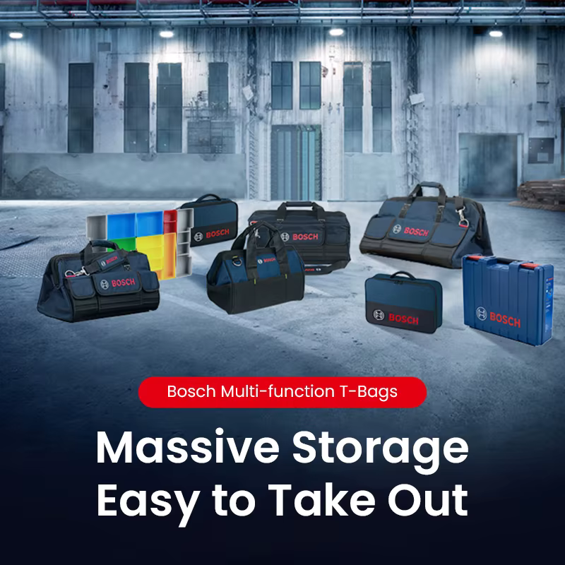 Bosch sacs en toile portables multifonctionnels entretien épaissi trousse à outils sacs de rangement d'outils portables étanches