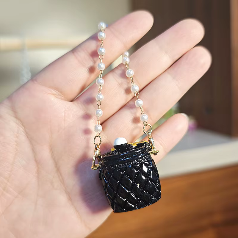 Accessoire pour maison de poupée bricolage - Sac à chaîne à bandoulière pour poupée