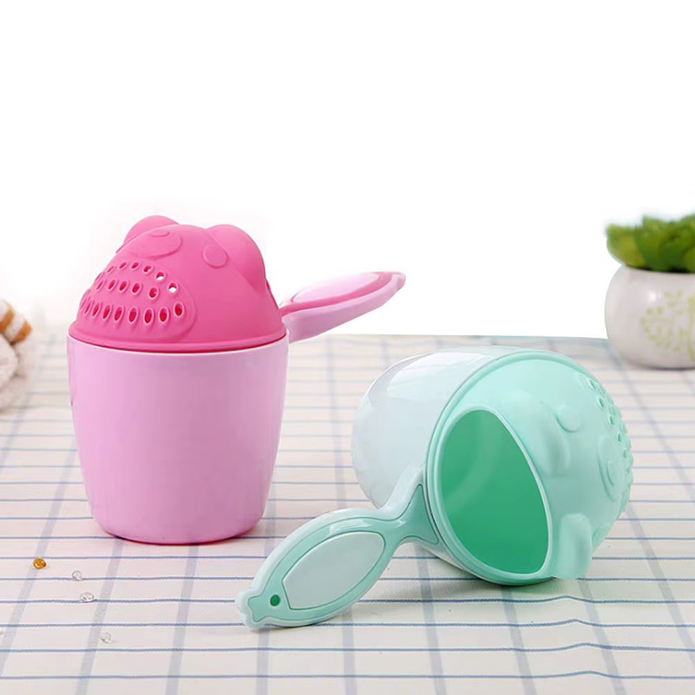 Tasse de rinçage pour bébé, gobelet de douche pour shampoing, cuillère de bain, bouteille d'arrosage, cuillère pour bébé, pour le bain des enfants