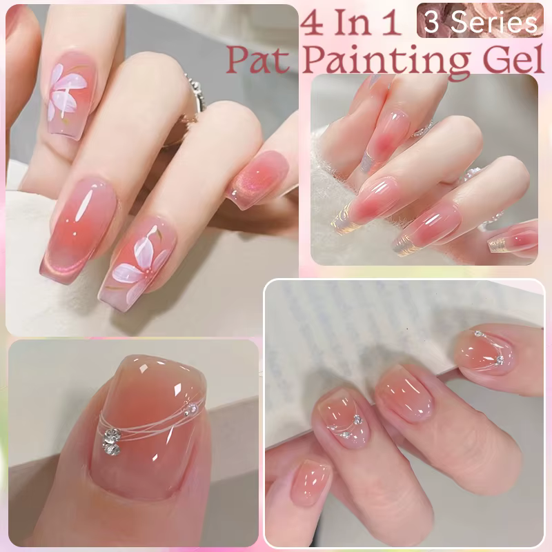 UR SUGAR 4 IN1 Pat peinture Gel ongles 4 couleurs dégradé