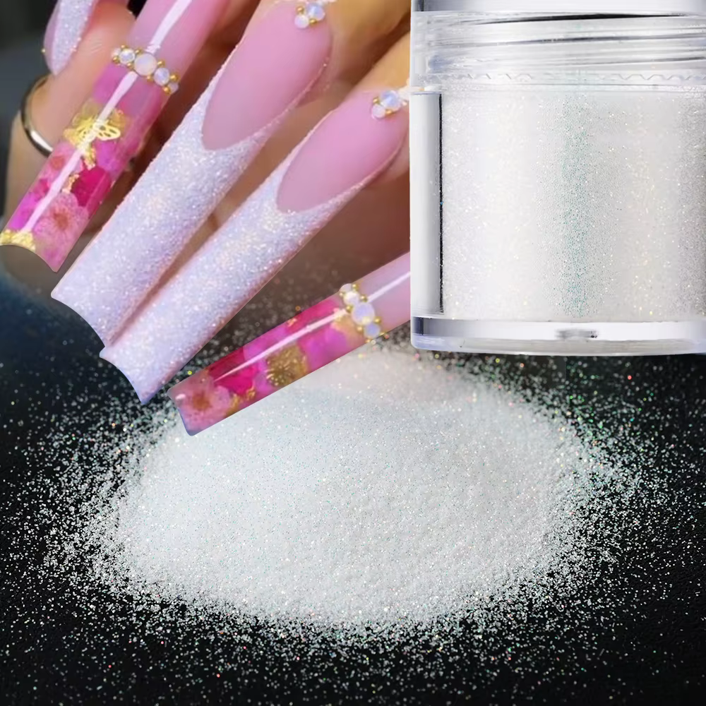 Poudre à paillettes pour ongles