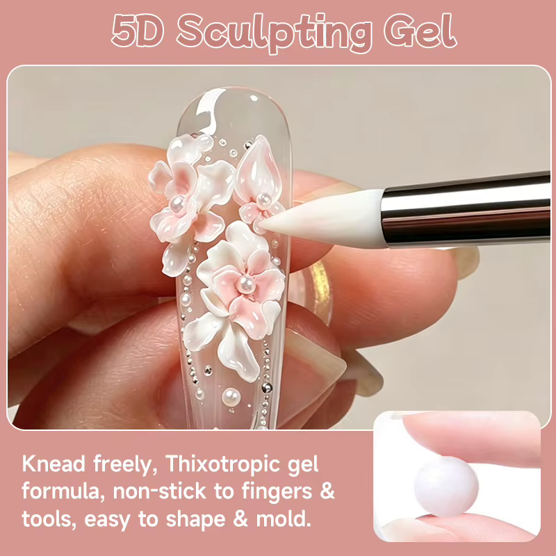 UR SUGAR 15ml Gel Sculptant 5D pour Extension Rapide des Ongles