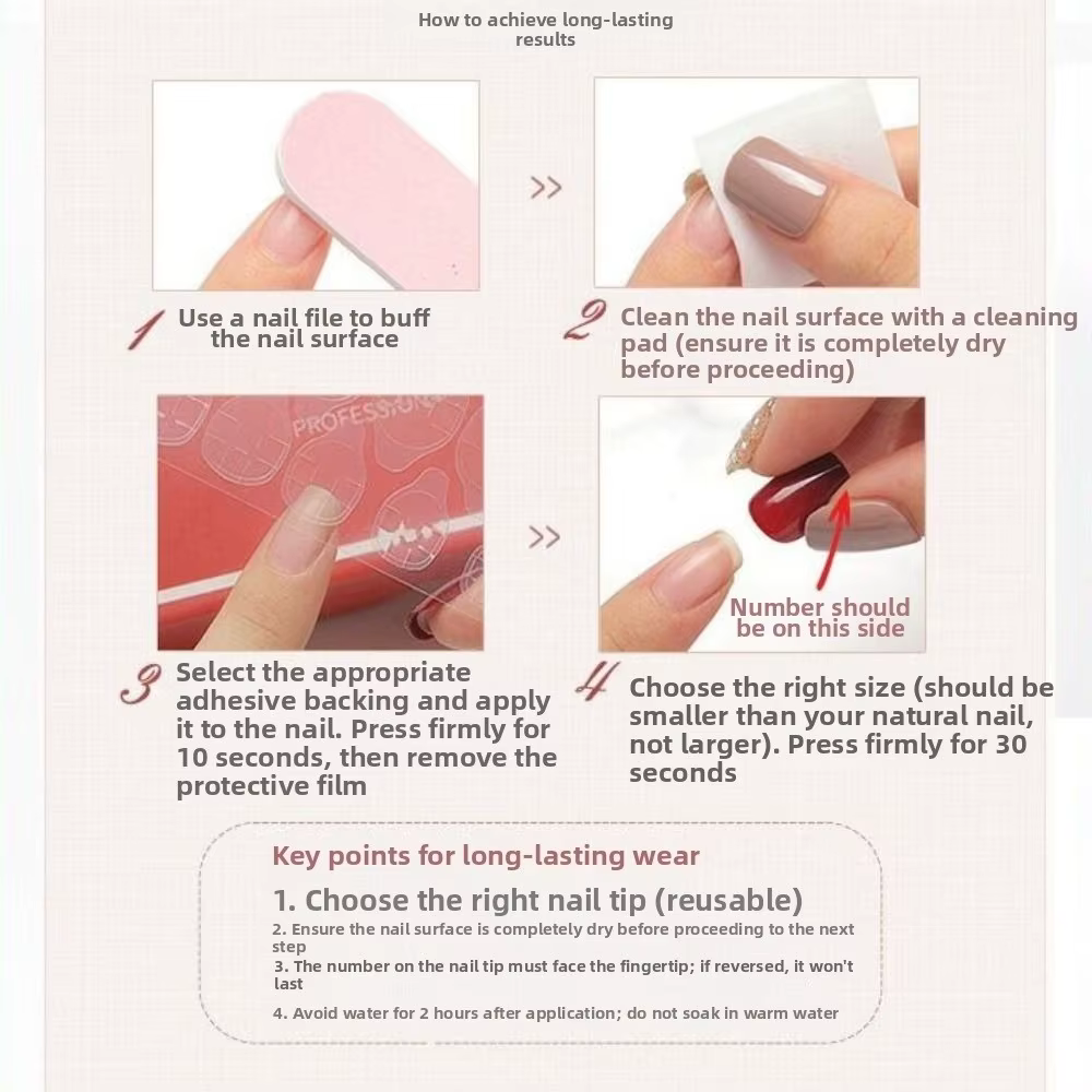 Faux ongles 3D à pois floraux