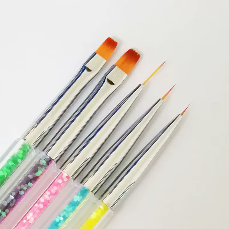 5/20 Pcs Pinceaux de Nail Art pour la Décoration