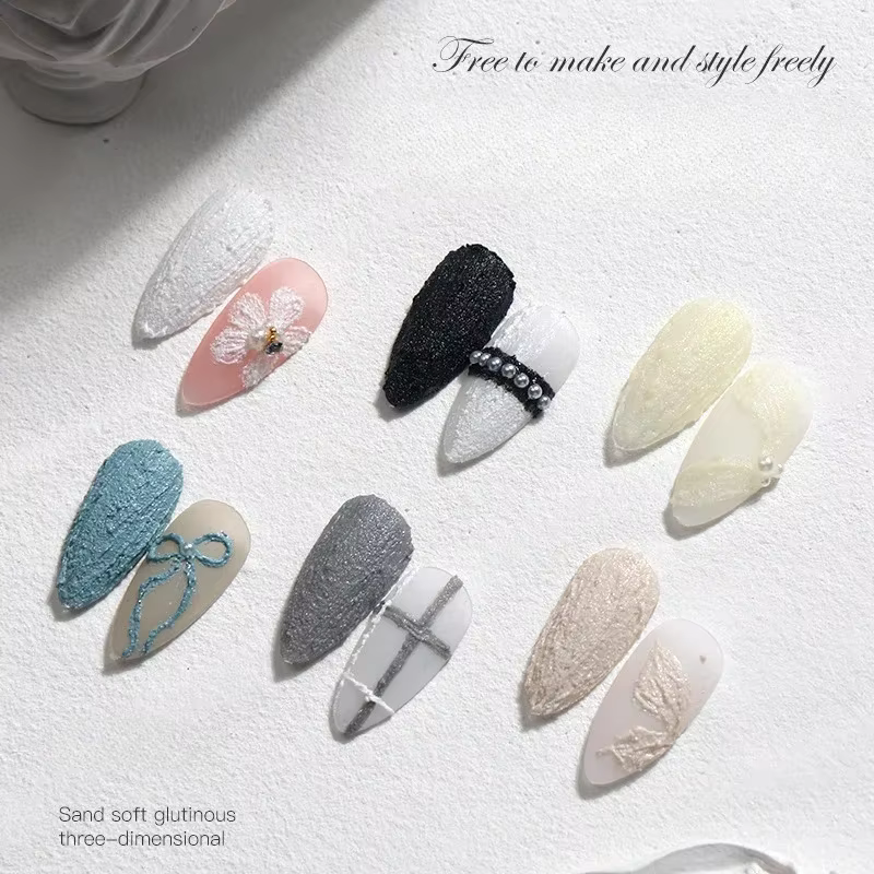 Gel de gypse pour décoration des ongles