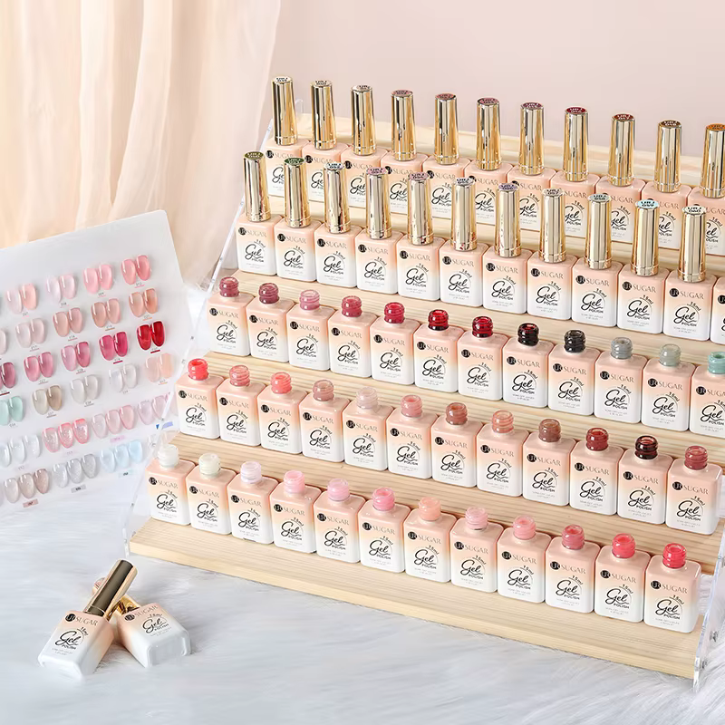 UR SUGAR 15ml gelée nue Gel vernis à ongles rose clair translucide couleur tremper UV LED Gel