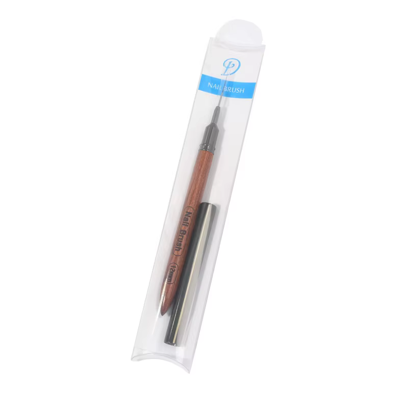 Brosse fine pour revêtement d'ongles