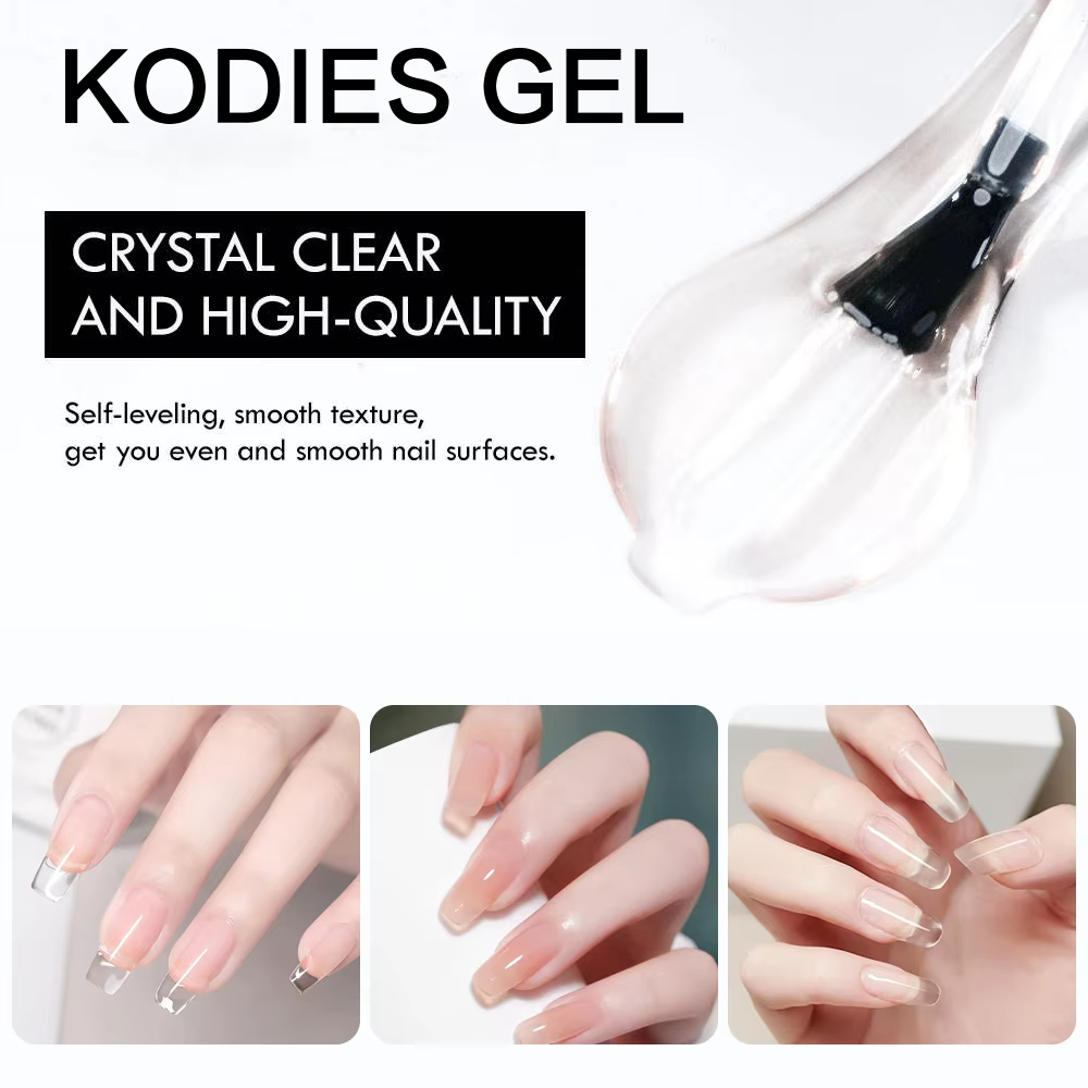 KODIES GEL cristal brillant couche de finition Gel vernis à ongles
