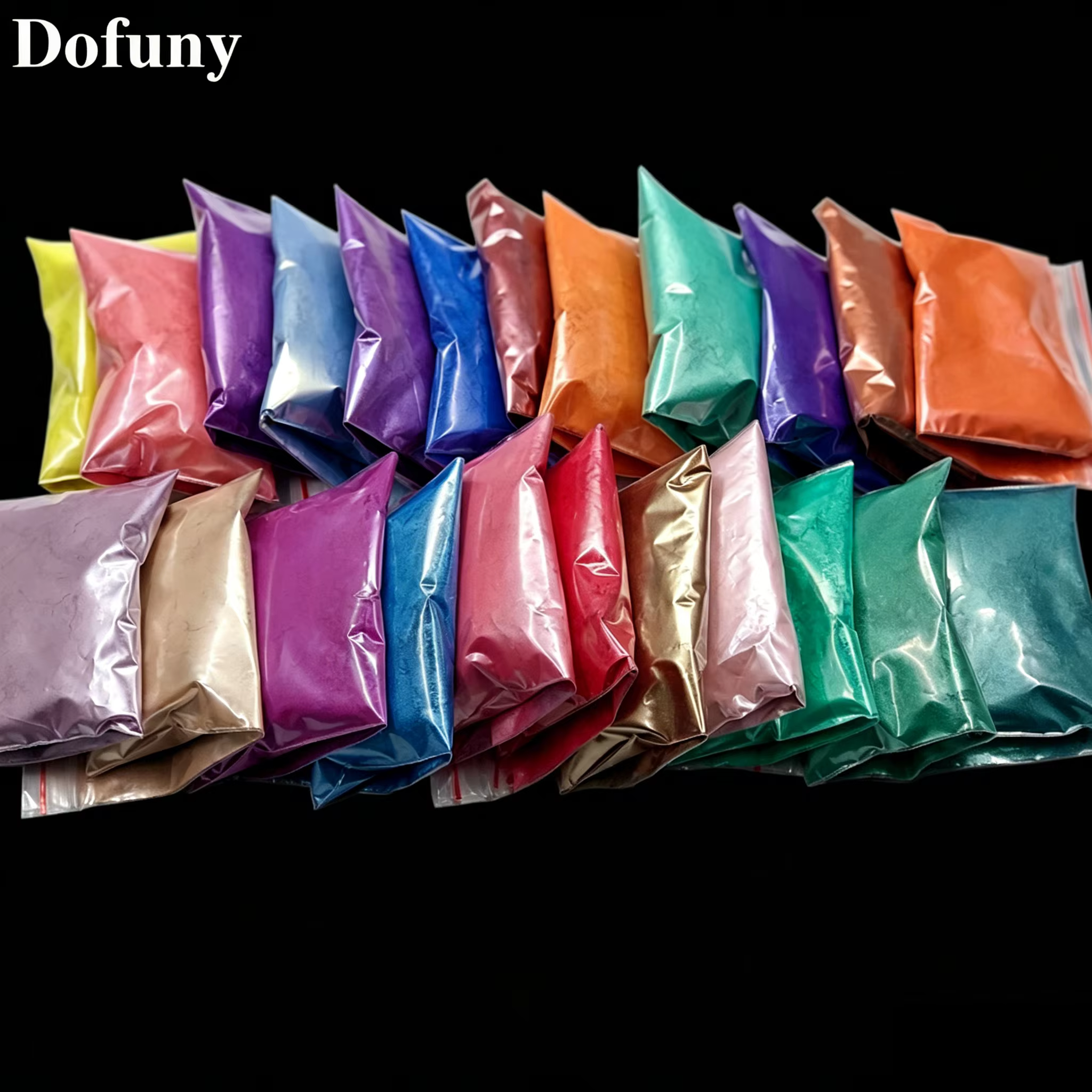 Poudre de Mica Nacré Colorée 20g – Pigment Métallique pour Vernis à Ongles