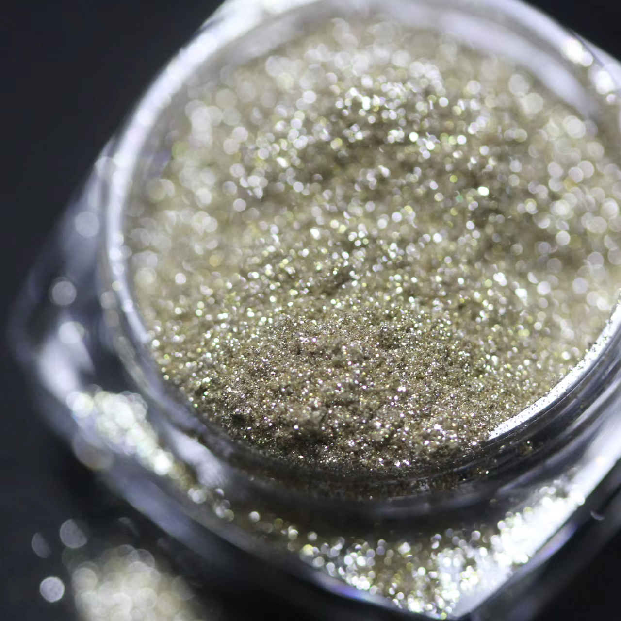 Pigment nacré en gros de la série Ray Shine argenté et doré pour la décoration d'ongles