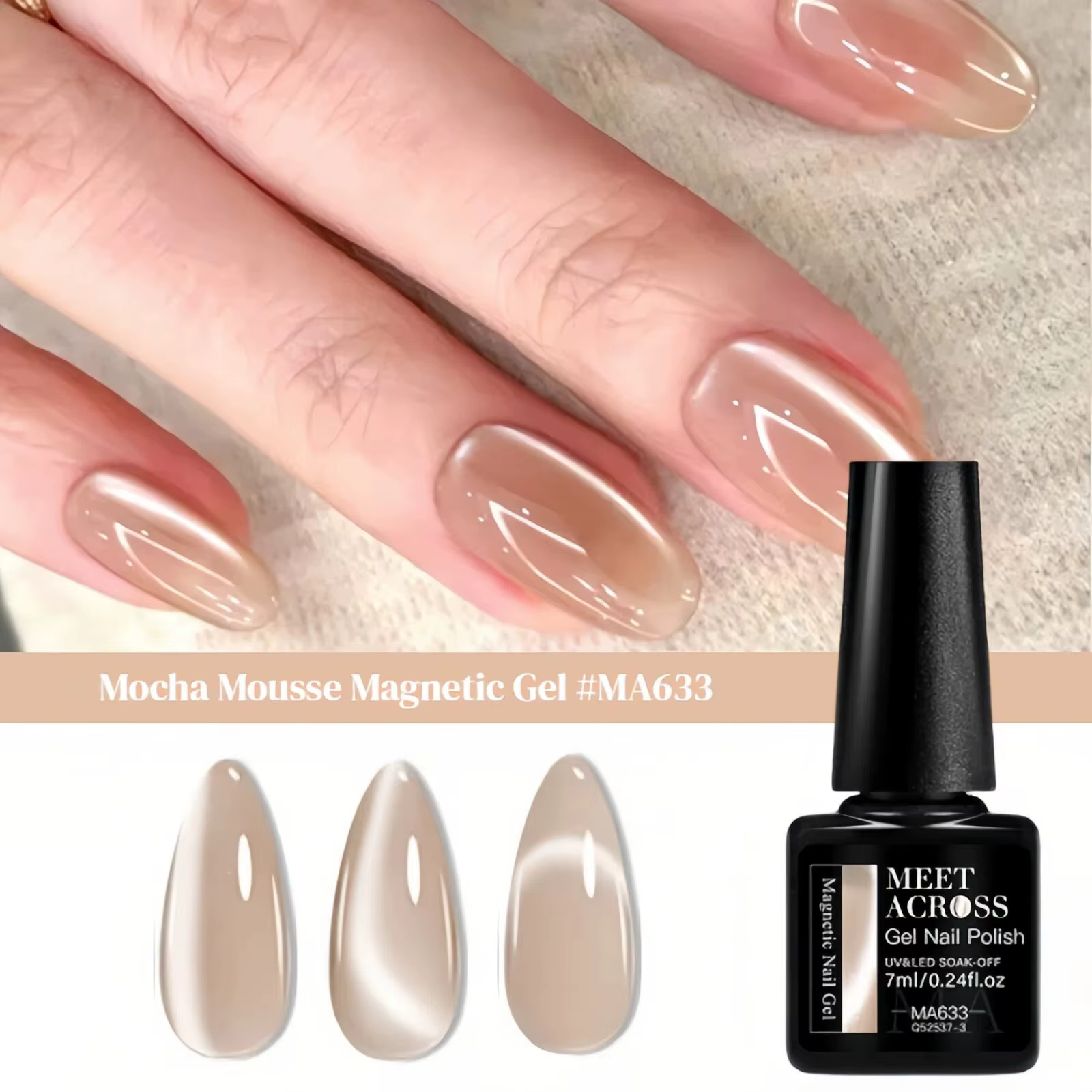 Gel magnétique pour ongles Moonnight