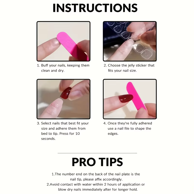 10 faux ongles en organza 3D