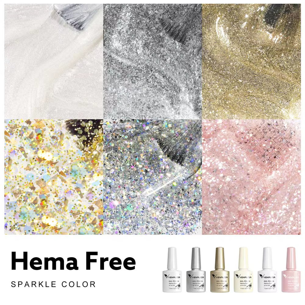 Venalisa HEMA/TPO gratuit 7.5ml vernis à ongles Gel été printemps gelée française nu rose