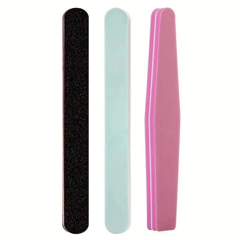 Ensemble d'outils de soin des ongles : bandes de polissage