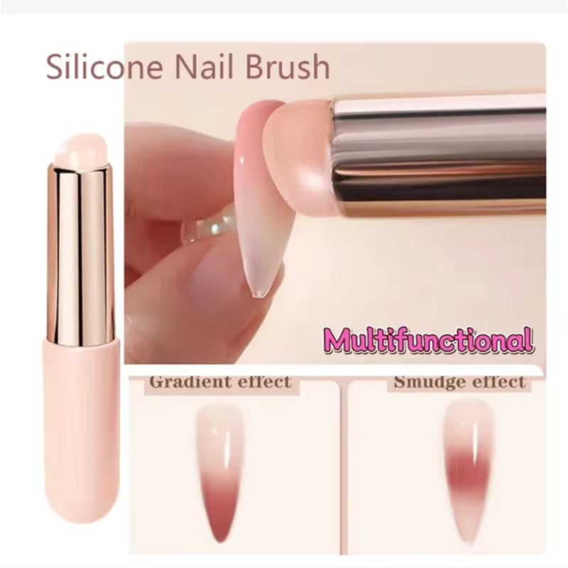 Brosse en Silicone pour Nail Art