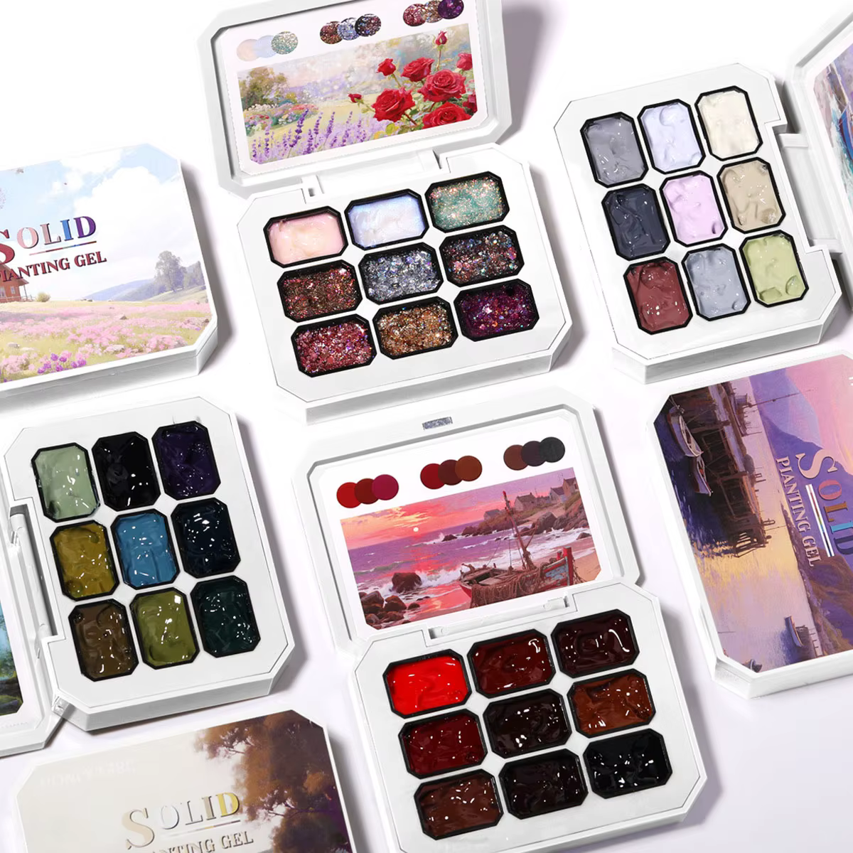 1pc Gel Solide pour Nail Art