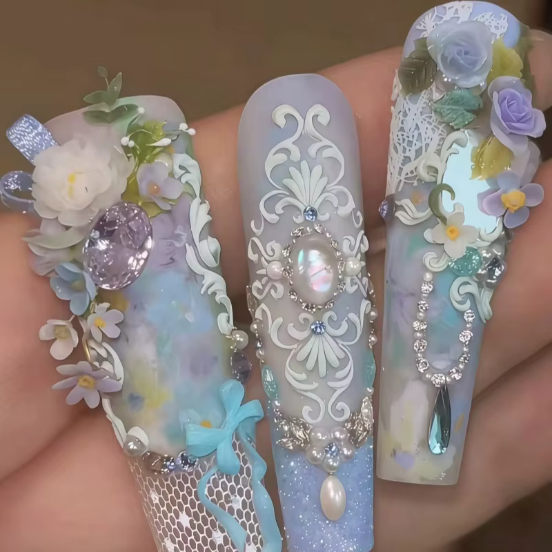 Moule en silicone pour nail art 3D
