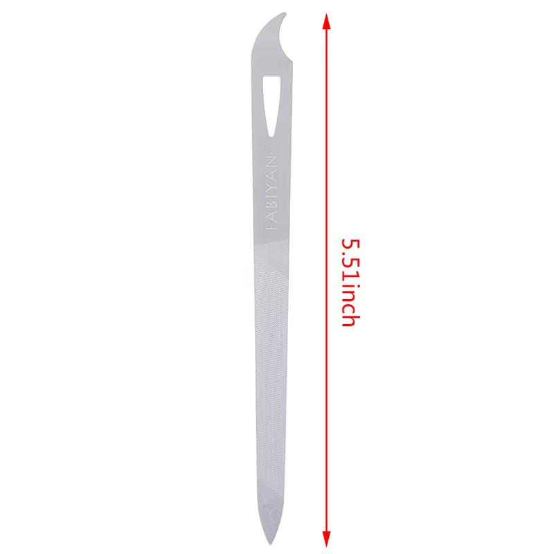 Lime à Ongles D.lique Solide pour Manucure Professionnelle, Râpe à Gel