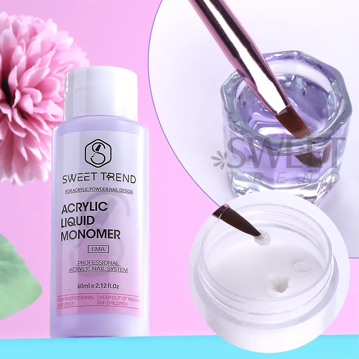 Liquide monomère acrylique pour ongles