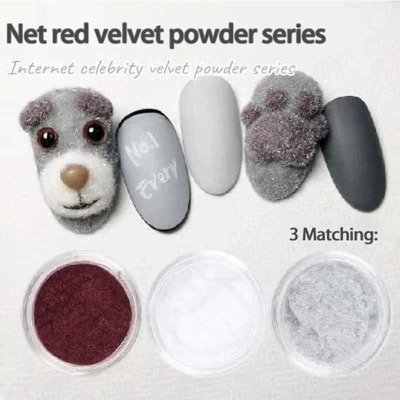 Vernis à ongles en velours à paillettes
