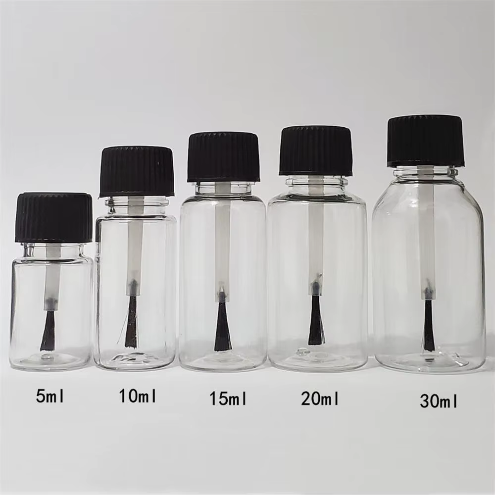 Bouteilles de vernis à ongles en plastique de 5/10/15/20/30ml