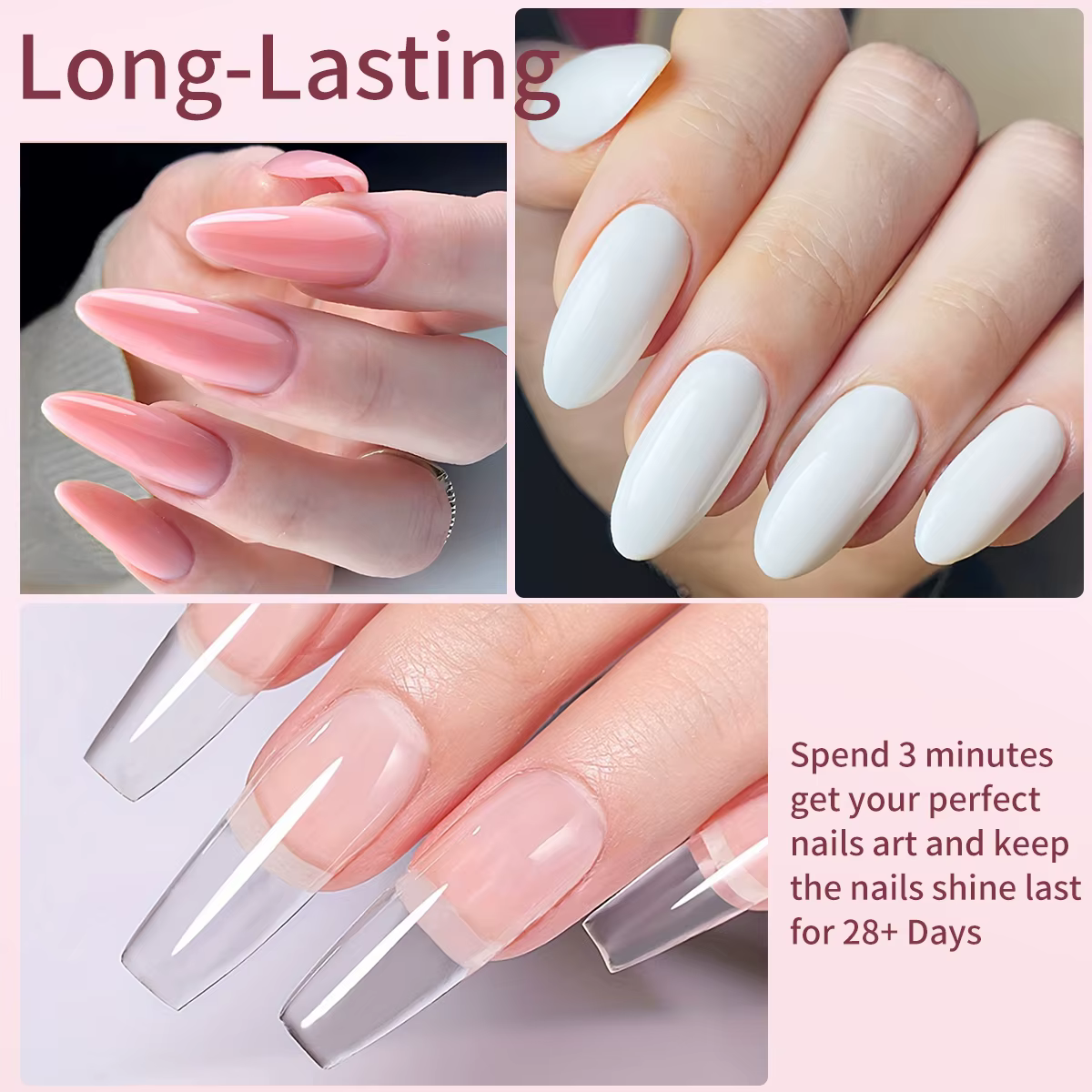 Kit de gel pour extension d'ongles NOCIS