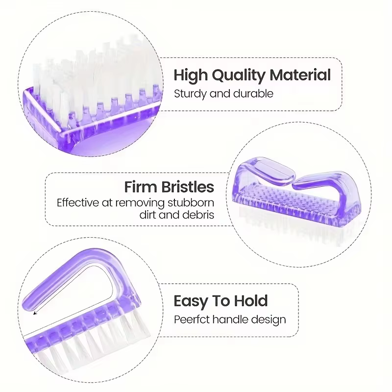 1 Brosse exfoliante pour ongles