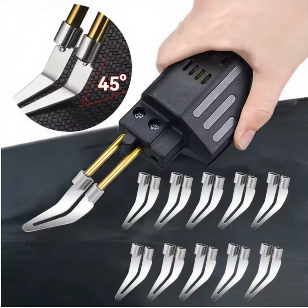 Kit d'accessoires pour pistolet de soudage, épandeur pour soudeur en plastique et fer à souder, parfait pour la réparation des pare-chocs de voiture, 3/5/10 pièces