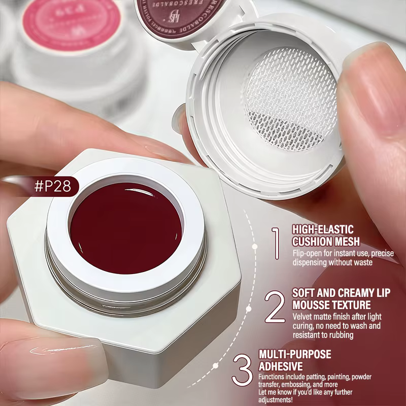 Gel de tapotement à coussin d'air pour ongles