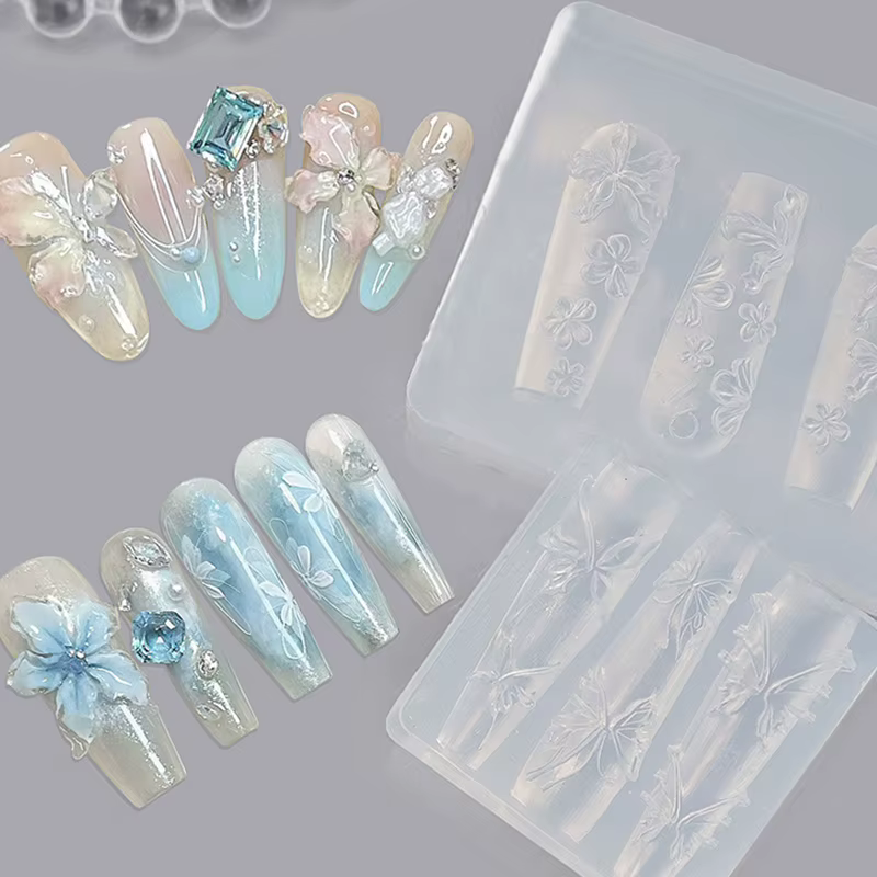 Moule à ongles en Silicone