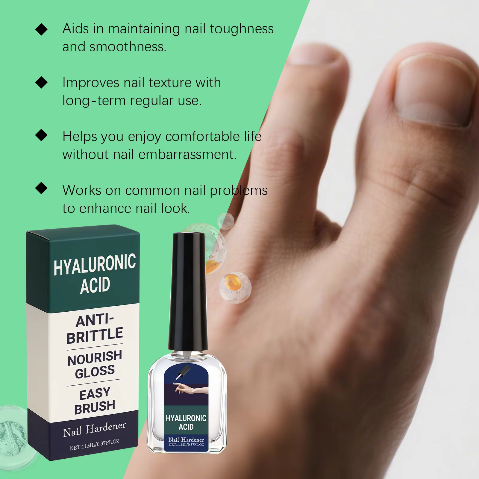 Endureur d'ongles à l'acide hyaluronique