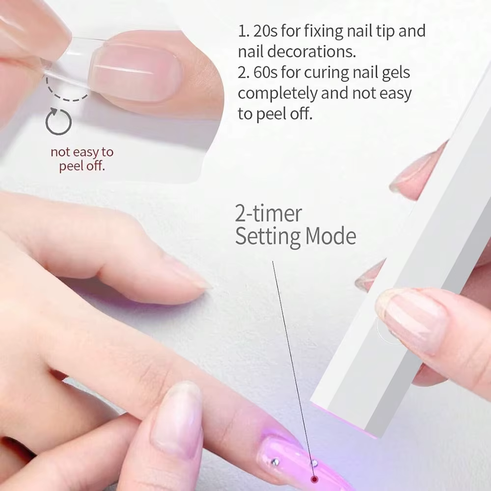 LINMANDA Minicure lumière UV portative pour ongles en Gel lampe