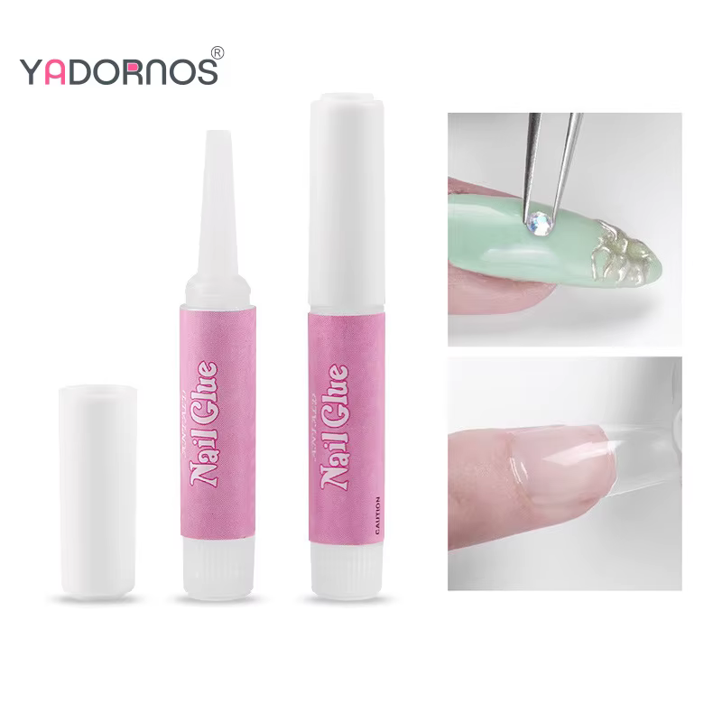 Ensemble de Colle à Ongles Super Bain pour Faux Ongles