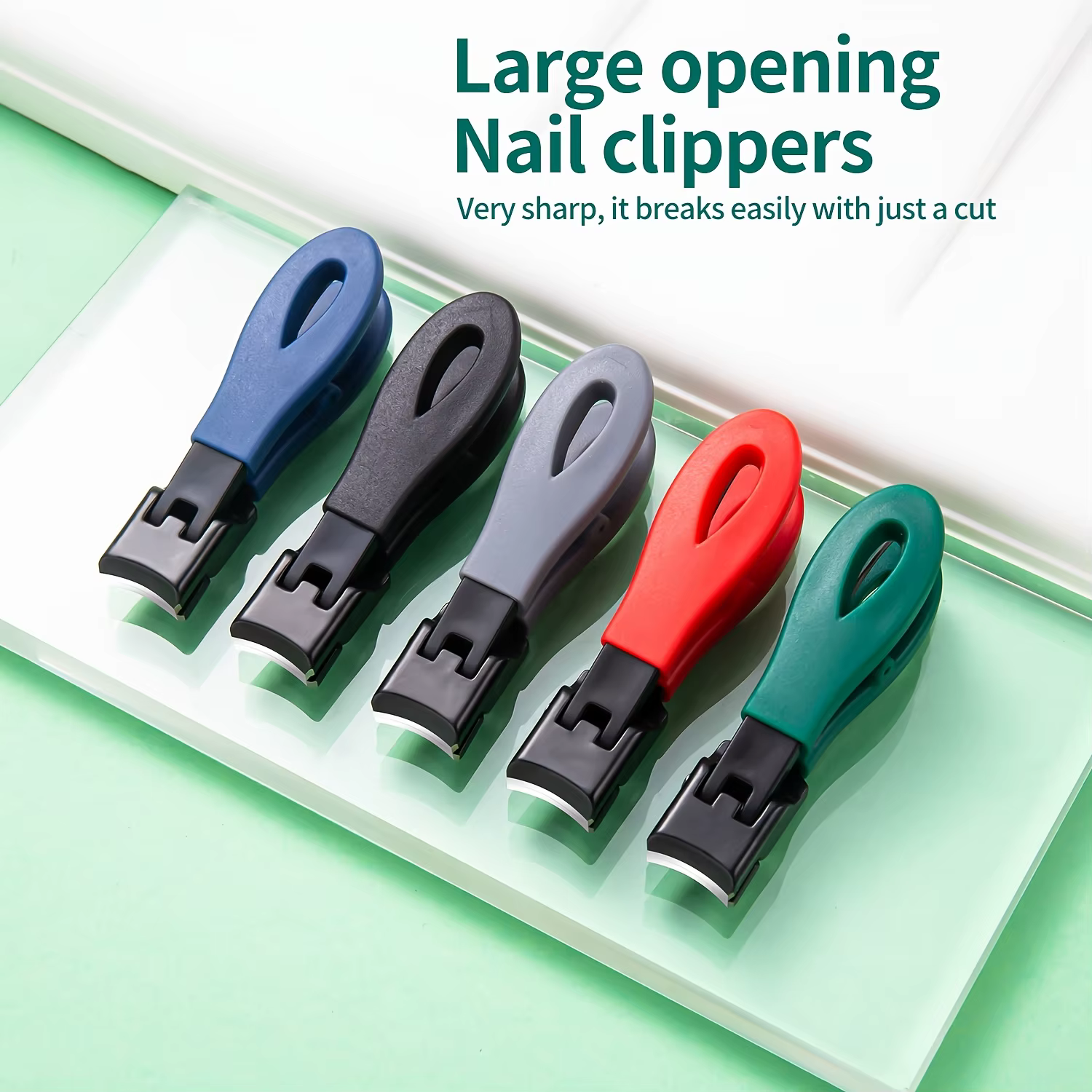 Ciseaux à ongles à grande ouverture pour ongles épais et durs