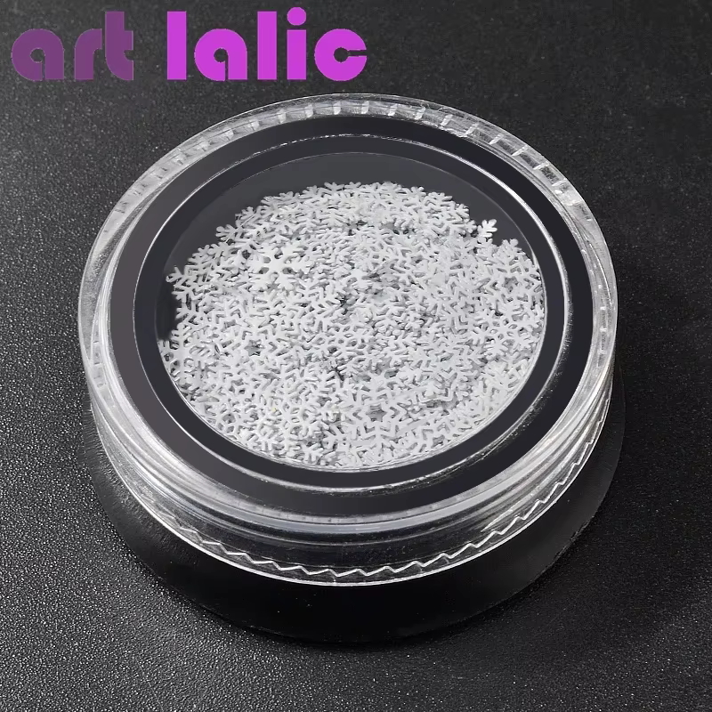 Paillettes 3D flocon de neige pour Nail Art
