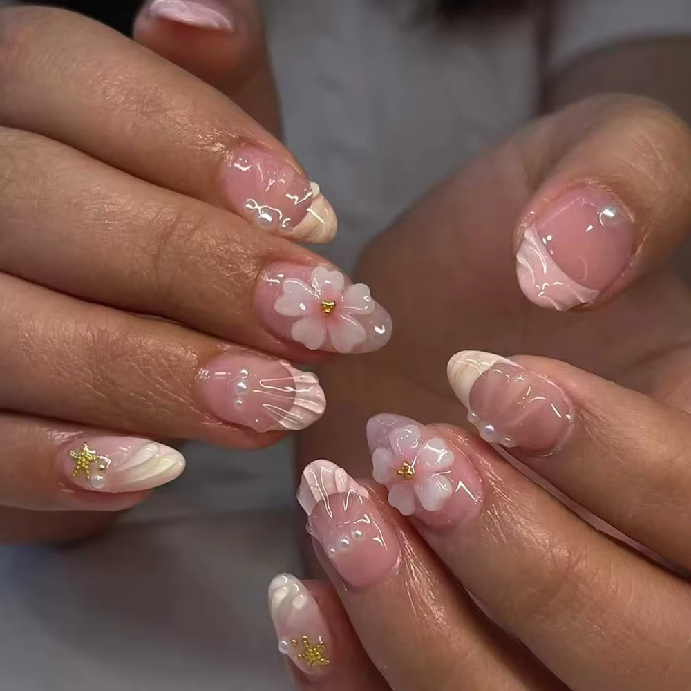Faux ongles 3D faits main
