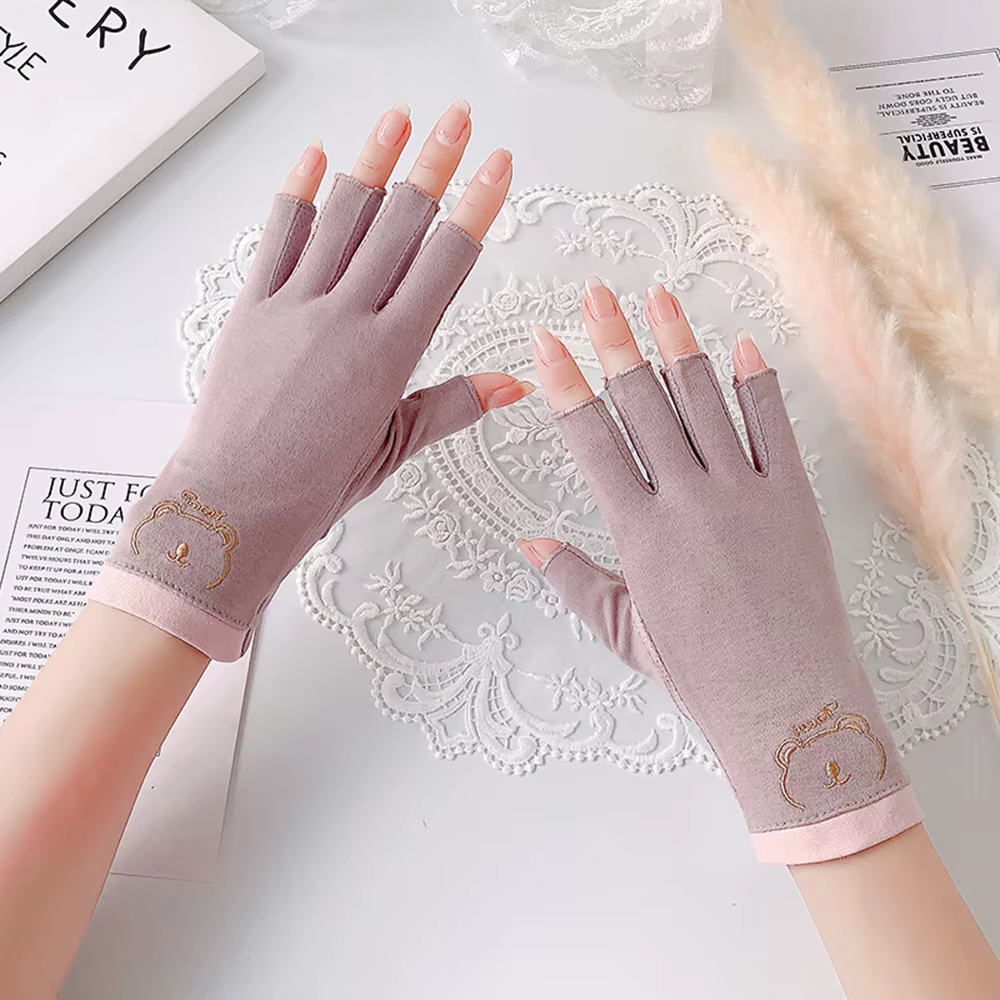 1 paire de gants anti-uv pour ongles