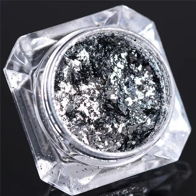 Paillettes en aluminium pour ongles