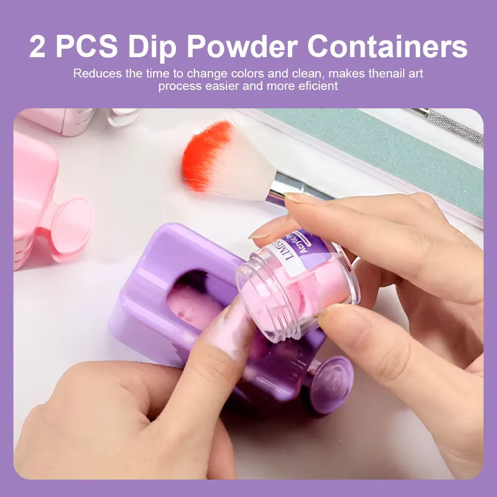 Kit de boîte de rangement pour accessoires d'art d'ongle