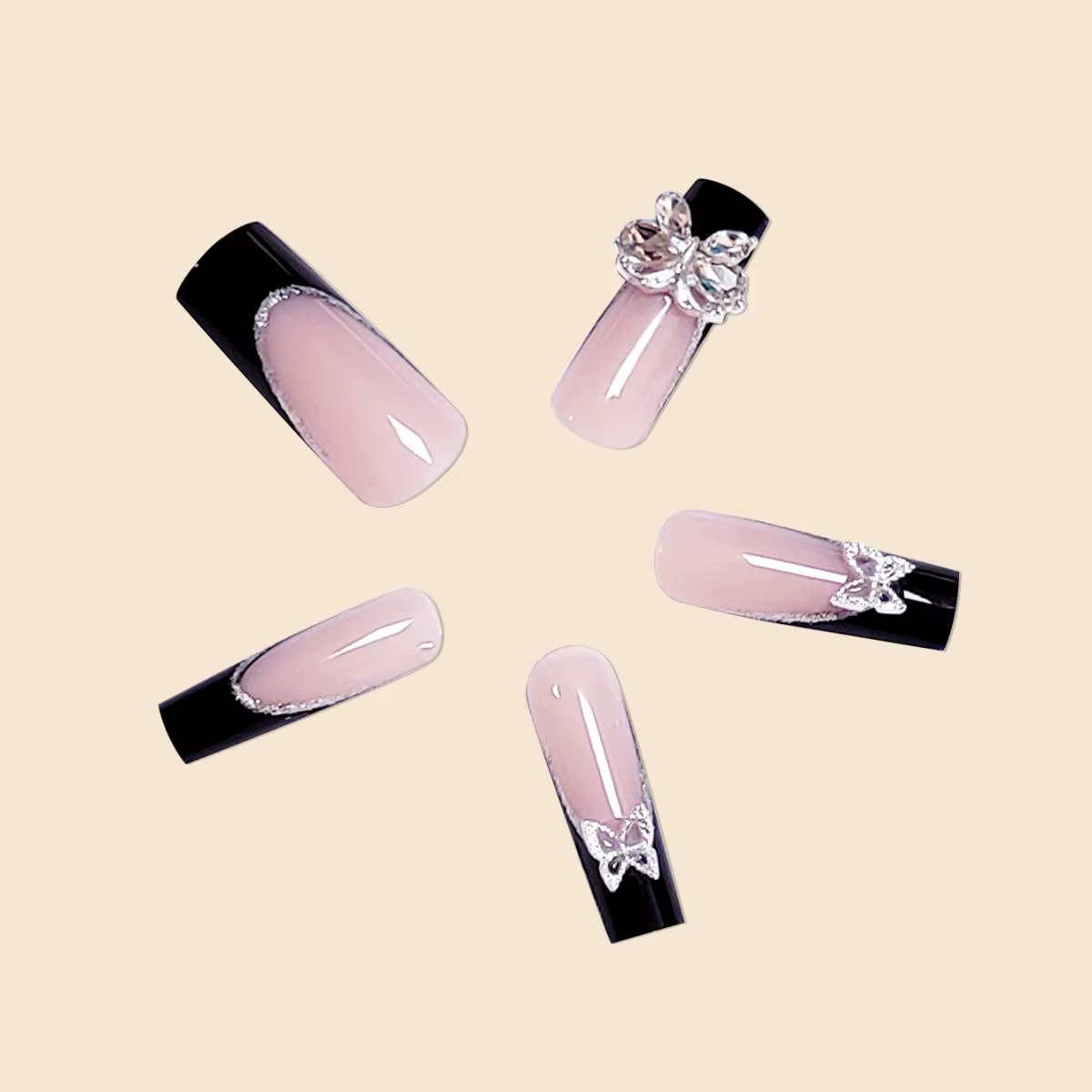 Faux ongles de luxe pour femmes et filles
