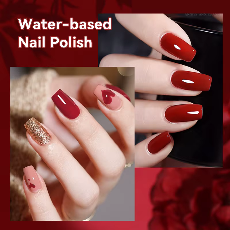 LILYCUTE 7ml vernis à ongles à base d'eau 40 couleurs longue durée séchage rapide pas besoin de lampe pour guérir les