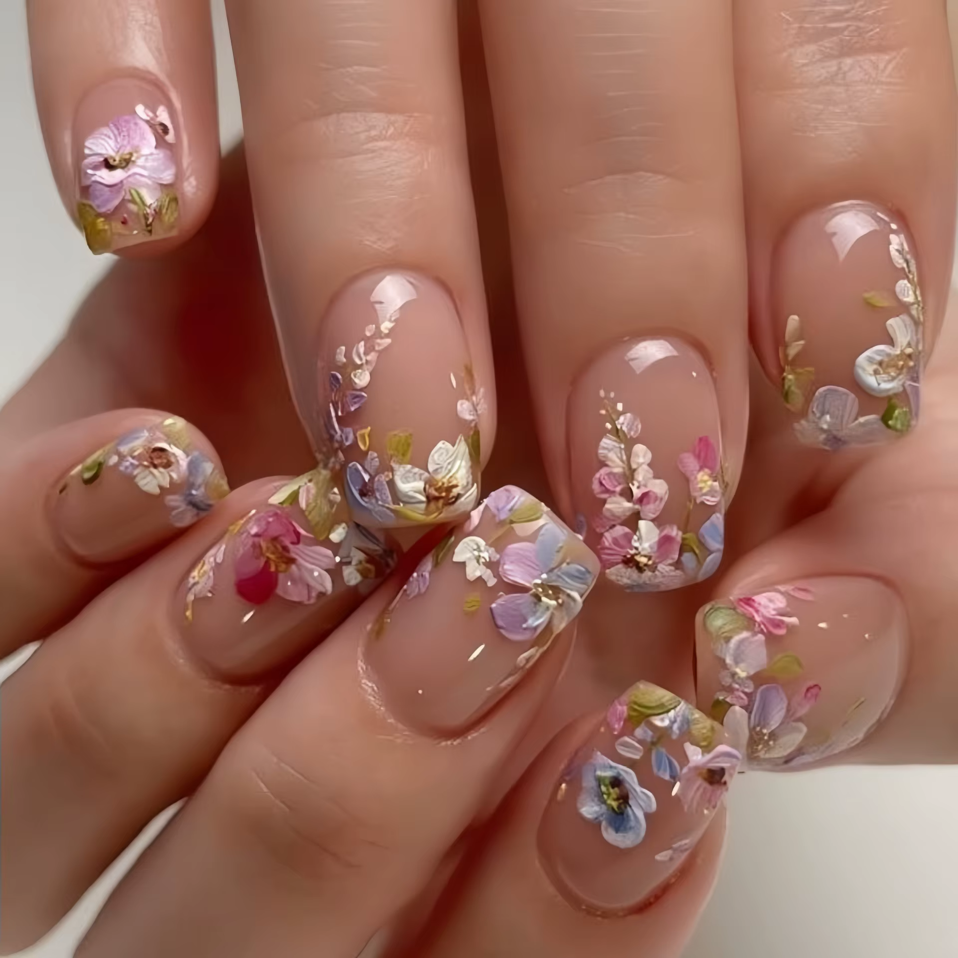 Faux ongles moyens pour femmes et filles