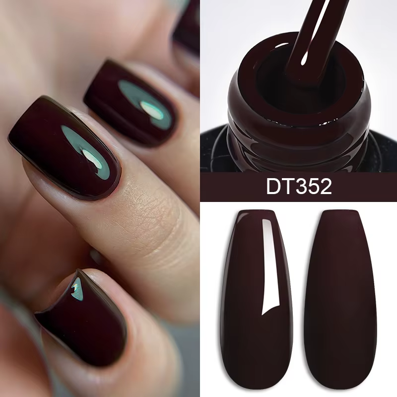 MEET ACROSS – vernis à ongles Gel rouge vin