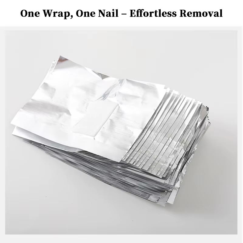 Feuilles de protection pour ongles avec tampon de coton